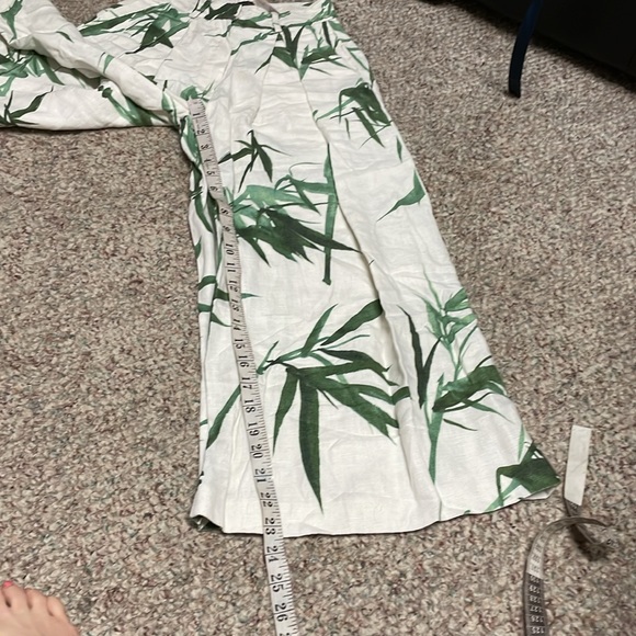 Massimo dutti 100% linen cropped pant - Picture 8 of 9